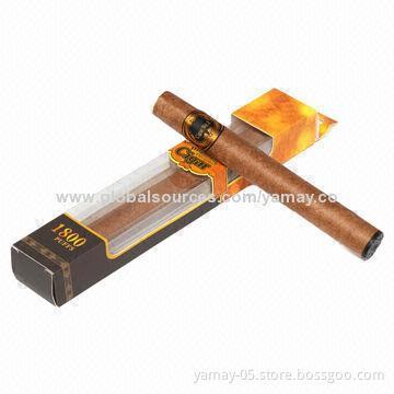 Wholesales disposable electronic cigar, 1,800 puffs, huge vapor, 1,300mAh battery